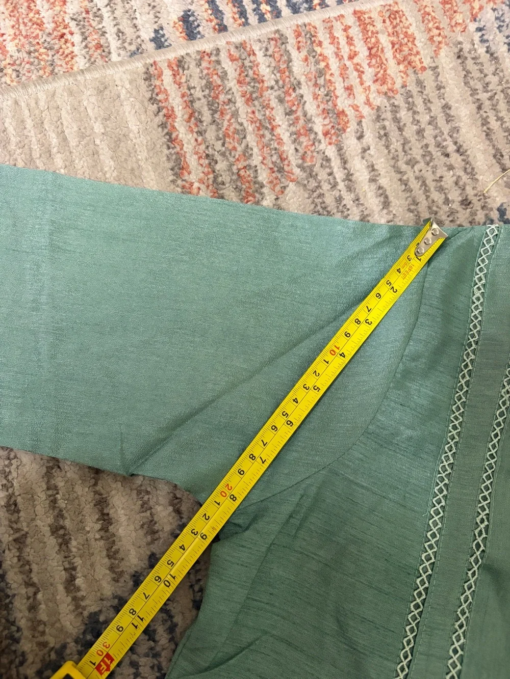 Pakistani Embroidered Seafoam Green Kurta Set